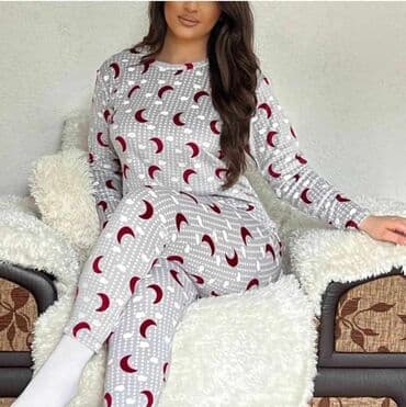 Dresses: Ženske pidžame – komplet majica dugih rukava + donji deo - Kroj — 2