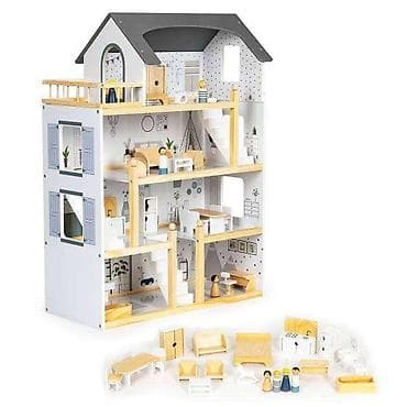 Dolls & Accessories: KUĆICA ZA LUTKE SET SA 18 DODATAKA – ECO TOYS Šifra proizvoda — 1