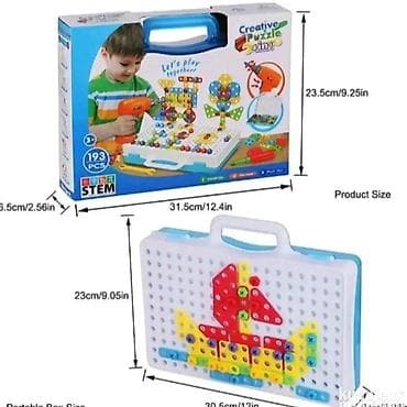 Kreativni set “Creative Puzzle 4 in 1” – STEM konstruktor sa