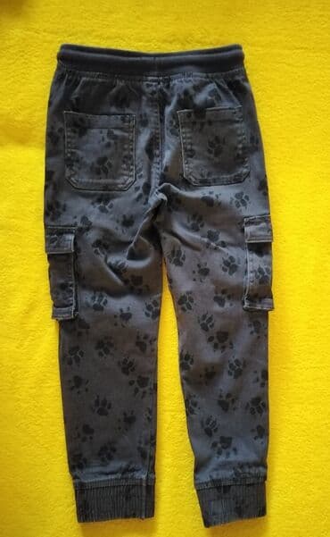 bunda 6 u 1: Cargo trousers, 110-116, color - Black — 2