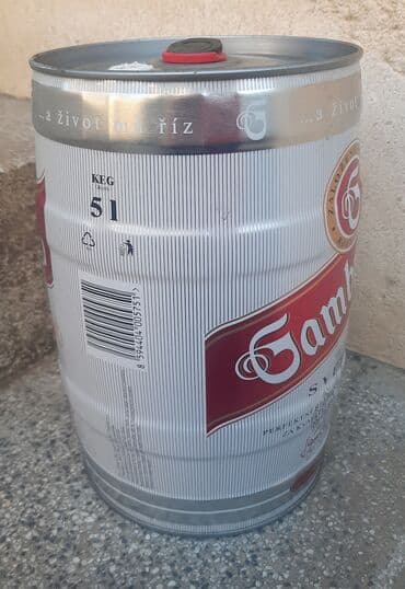 sampanjac za decu: Gambrinus bure od piva 5l prazno 5l raritet lično preuzimanje bg ili — 7