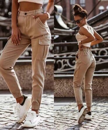 zenske kargo pantalone: Pantalone: 2200 din — 1