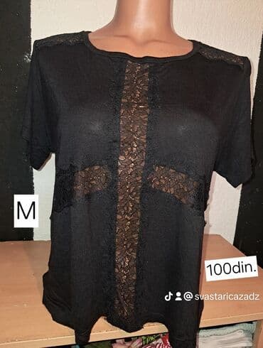 Women's Clothing: Ženske bluze/majice – više modela - Crna majica sa srebrnim — 11