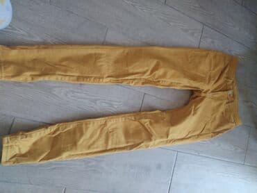 crvene kozne pantalone: XS (EU 34) — 1
