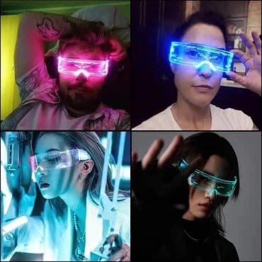 luj viton naocare cena: Cena 1490 dinara LED Svetlece Neonske naocare LED svetleće naočare — 8