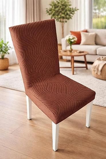 suvo cvece za vazu: Elastične navlake za stolice,reljefni talasasti dezen. - Materijal — 3