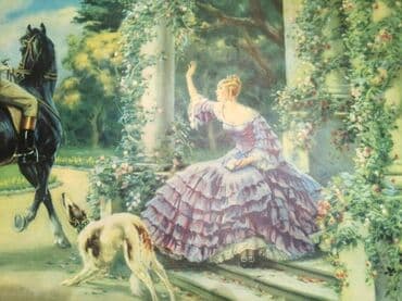komode sa ogledalom za spavacu sobu: Painting, 40 x 80 cm, Used — 7