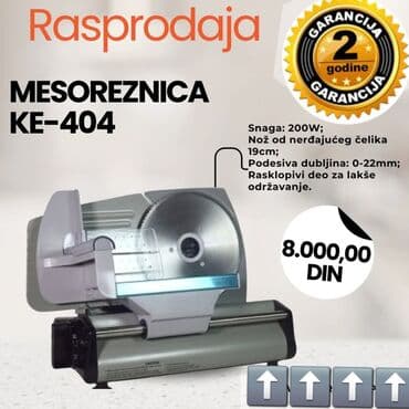 Šporeti i ugradne ploče: Mesoreznica-Novi model — 1