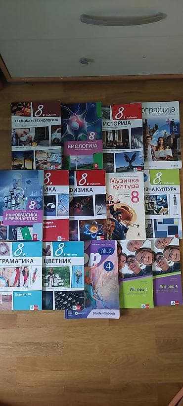 ruski jezik za 5 razred: Komplet udžbenika za 8. razred osnovne škole – više izdavača (Klett — 1