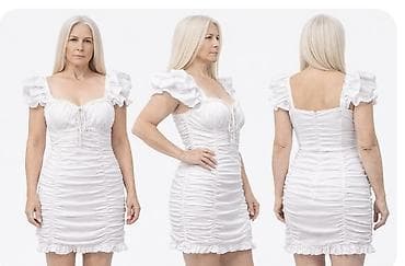 hm haljine 2023: Presavrsena blistavo bela haljina za svaku priliku Odgovara Vel S M — 1