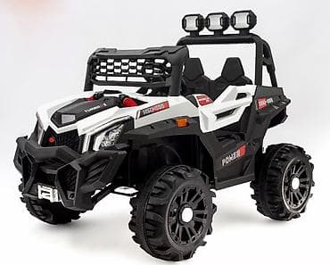 Children's Electric Cars: 827153 Džip Power 12V Beli Snažan električni džip za decu koji — 1