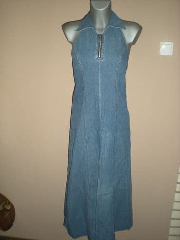 mindjuse sa ruskom kopcom: XS (EU 34), color - Blue, Cocktail, Without sleeves — 1