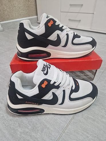 sam edelman patike: Muške patike Nike Air Max – bele sa crnim detaljima i narandžastim — 2