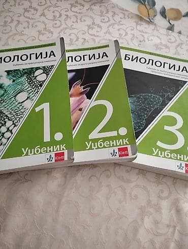 Komplet udžbenika „Biologija“ – Klett - Tri udžbenika za gimnaziju na lalafo.rs Komplet udžbenika „Biologija“ – Klett - Tri udžbenika za gimnaziju