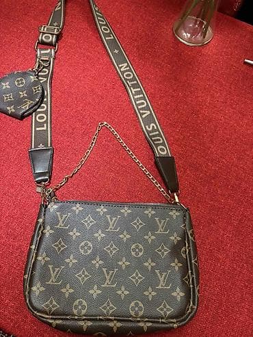 guess torbe polovne: Louis Vuitton replika Monogram set – torba sa prilozima - Model u LV — 3
