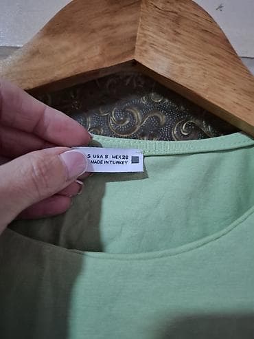 S (EU 36), Pamuk, Jednobojni, bоја - Zelena