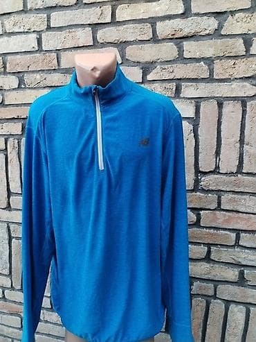 model plave venčanice: New Balance sportski duks – veličina L - Model: half-zip (pola — 1