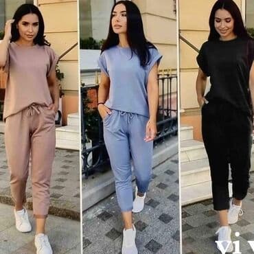 prodaja zenskih kompleta: Novooo. komplet pamuk 2400 dinara — 1