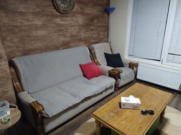forma ideale namestaj sa greskom cene: Polovan Simpov nameštaj. Trosed i dve fotelje — 1