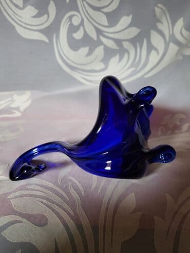 murano lusteri: Murano figura,pepeljara labud duvano staklo 70te. Figura,pepeljara — 13