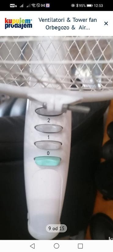 life ton a 3.3: Stojeći ventilatori – model FS40-12G (JERPE), 45 W, 230 V ~ 50 Hz — 2