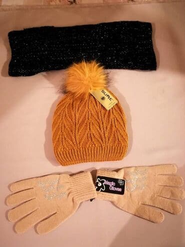 Blazers: Novi zenski komplet kapa, rukavice i sal. Zemlja porekla Turska — 1