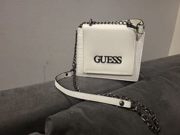 smaragdno zelena torbica: Torba za rame, Guess, Materijal: Koža — 3