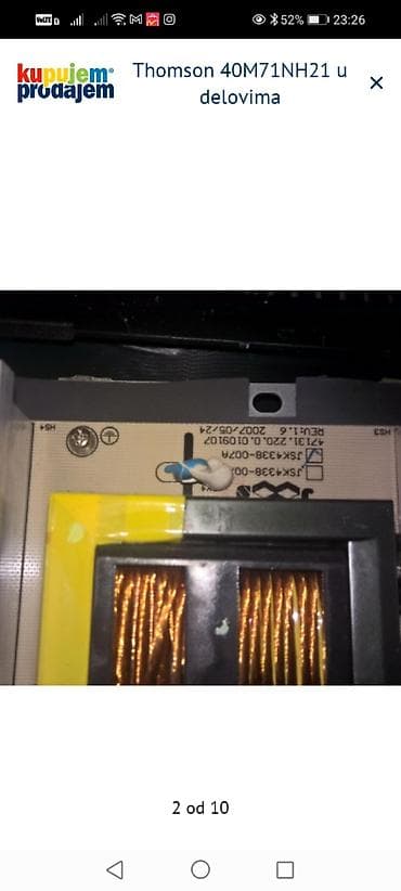 adapter za punjac samsung: Thomson 40M71NH21 – delovi za TV Dostupne ploče i moduli: - Jska LCD — 3