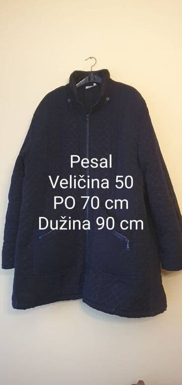 Pesal - vel. 50 Poluobim 70cm, dužina 90cm. Jakna je postavljena
