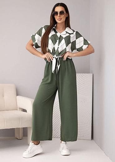 siroke pantalone: ✨✨Top dvodelni komplet – košulja i široke pantalone — 6