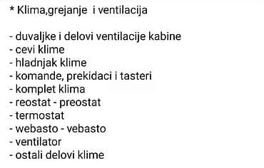 KLIMA GREJANJE VENTILACIJA ZA CITROEN XSARA PICASSO - 20HDI 66KW | — 1