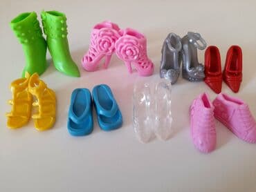8 pari cipelica za lutke ili barbike