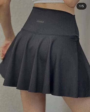 suknje stradivarius: Sportska suknja-šorts (skort) - Model: suknja sa ugrađenim šorcem — 5
