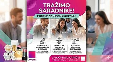 rad od kuce oglasi: Prilika za saradnju – pridruži se AVON timu! - Fleksibilno radno — 1