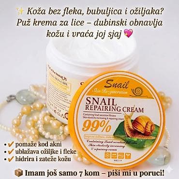 loreal krema za lice: Snail Repairing Cream – krema za lice sa 99% prirodnim ekstraktom puža — 3