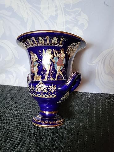 Other Home Decor: Cup,vaza 1960g+ nov grcki,porcelanski,rucno oslikan 24 kar.zlatom — 10