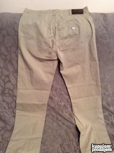 new yorker sajt: ARMANI pantalone 33 98% cotton 2% elastin Polustruk 42-45cm duzina — 4