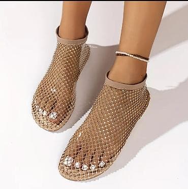 Ženske mrežaste baletanke/sandale dostupne u dve boje. Dužina