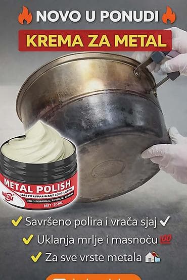 🔥 NOVO U PONUDI 🔥 Krema za metal ✔️ Savršeno čisti i vraća sjaj 💯