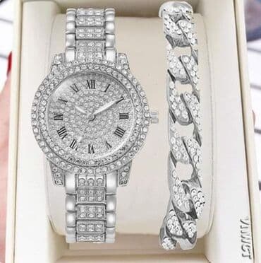 srebrni komplet nakita: Komplet sa satom
Cena:2200din — 5