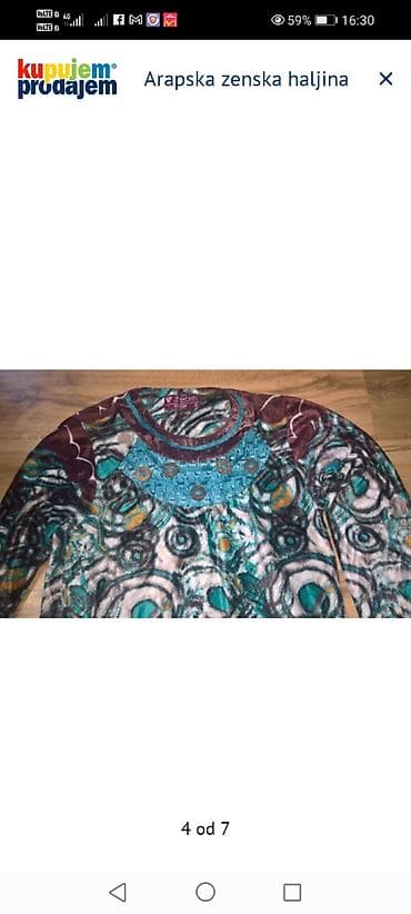 ges haljine 2022: Arapska ženska haljina - Duga haljina ravnog kroja, do članaka - Dugi — 3