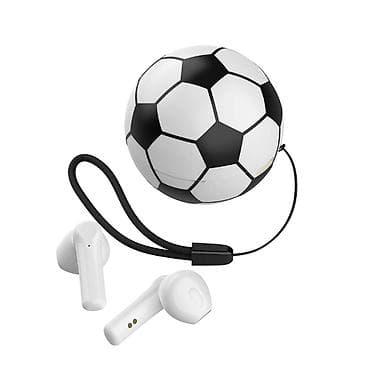 Bežične slušalice dizajnirane u obliku fudbalske lopte.  Model: Rinno — 1
