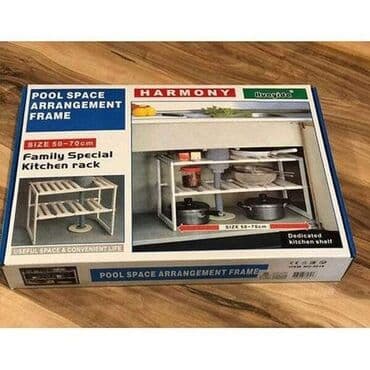 plasticne police: Cena 2000 dinara Organizator za skladištenje ispod sudopere Cevi od — 8