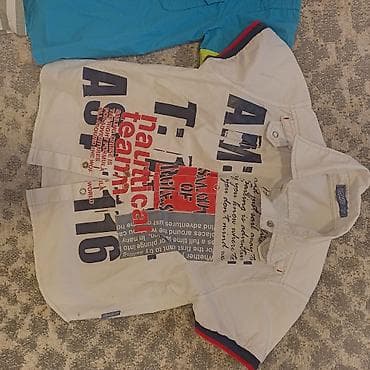 sandale za decake hm: Paket dečijih košulja/majica sa kragnom – kratki i dugi rukav, razni — 5