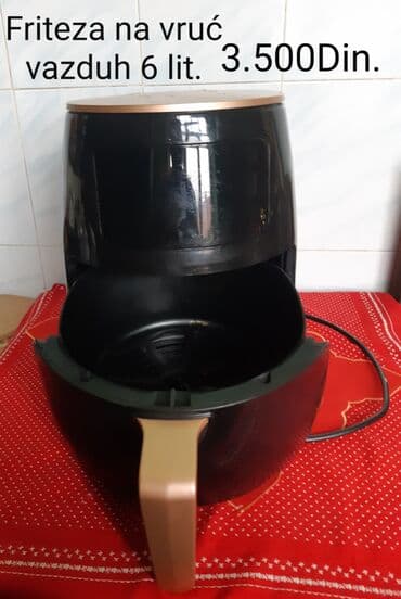 aparat za popse: Friteza na vruć vazduh (air fryer) SilverCrest – zapremina korpe 6 — 2