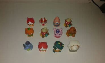 mehanotehnika igracke: Yokai figure NOVO

Veoma popularne yokai figurice, 36 din po komadu — 1
