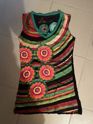 replay tank custom for her: S (EU 36), M (EU 38), Geometrical, color - Multicolored — 1