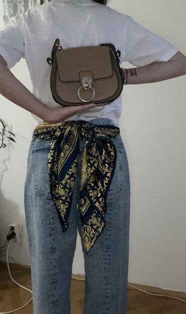 svecane pantalone i tunike: Mango jeans L Siroke nogavice Duboke Marama nije uz njih ali druga de — 2