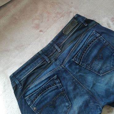 farmerke sa lastisem: Potpuno nove original Salsa farmerice W29; L32 Boja- indigo, kao na — 3