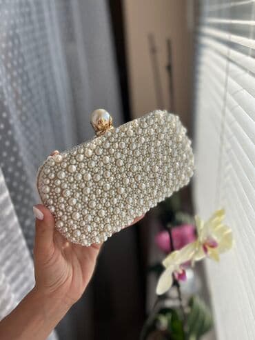 venecijanska maska: Elegantna torbica, Handmade, Materijal: Juta — 1